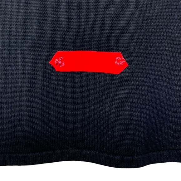 Lisa International Christmas Cardinals Black & Red Sweater Vest Size XL - Picture 9 of 13